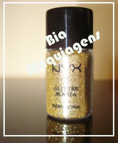 Glitter da NYX, cor Gold