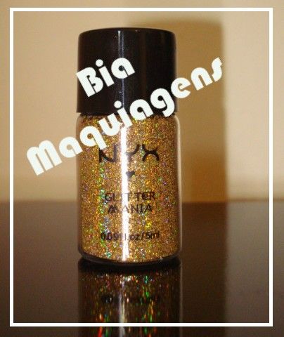 Glitter da NYX, cor Hot Gold