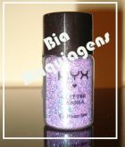 Glitter da NYX, cor Purple.