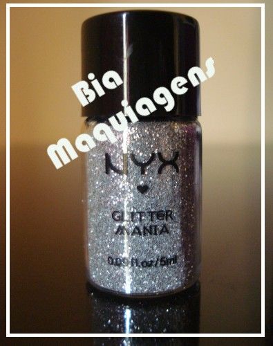 Glitter da NYX, cor Silver