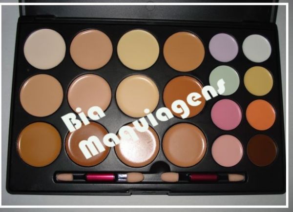 Paleta com 20 cores Base/Corretivo